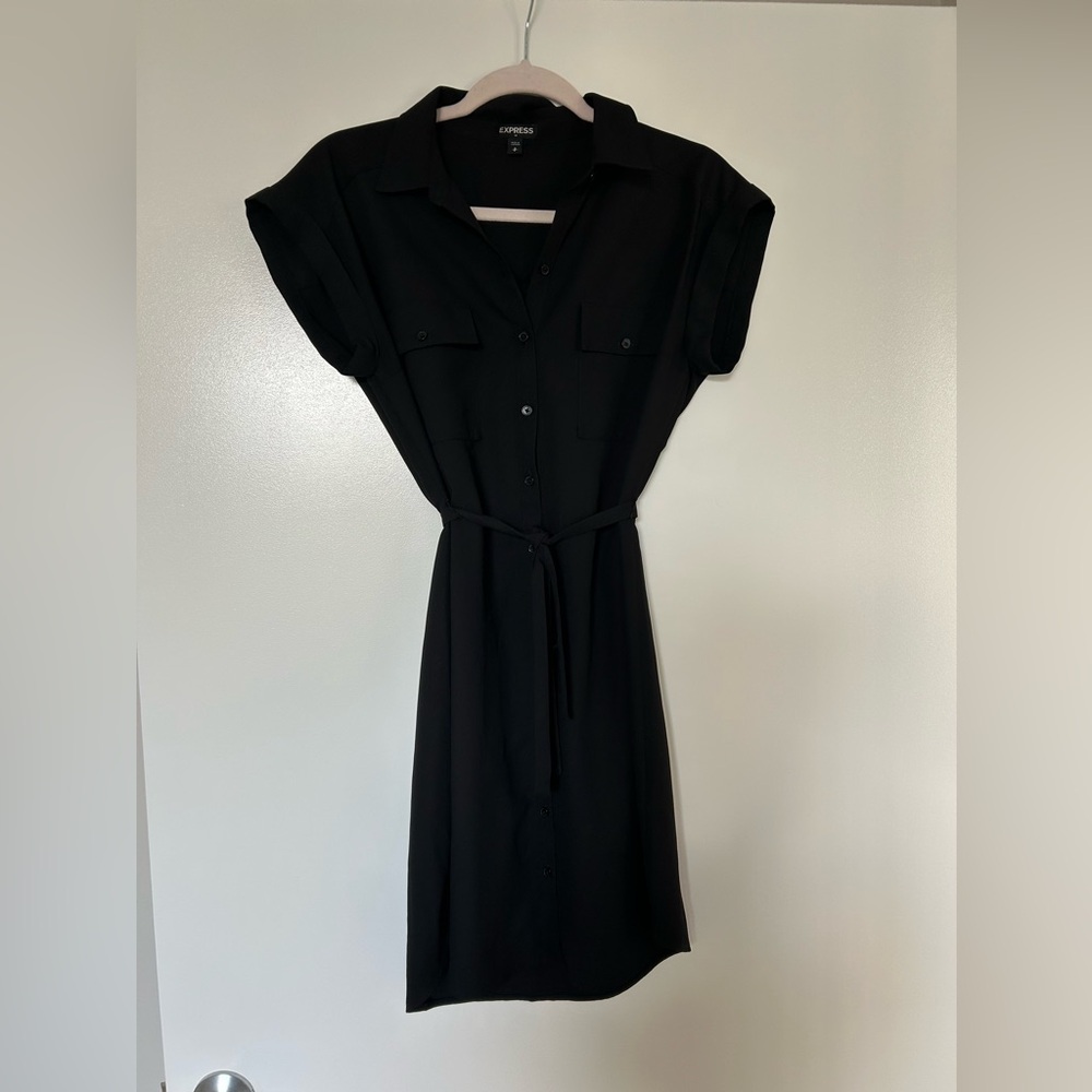 Express button down dress
